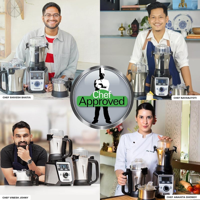 Hamilton Beach Professional Hamilton Beach Professional Juicer Mixer Grinder 58770IN 1400 Watt Rated Motor Triple Overload Protection 3 Stainless Steel Leakproof Jars Triple Safety Protection Intelligent Controls Black  - Image 3