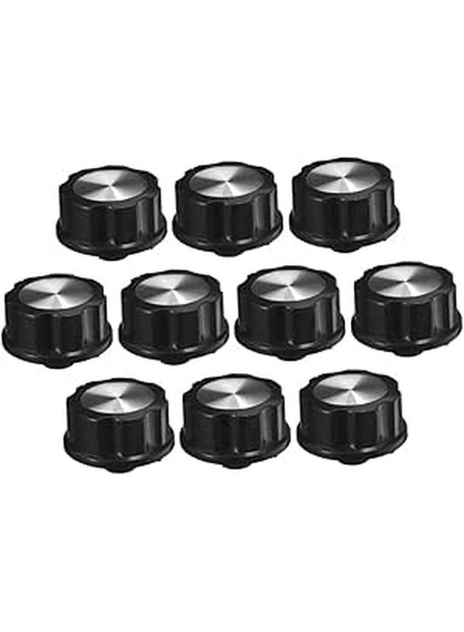 10Pcs Black Stove Knobs Precise Control for Air Fryers Ovens Pressure Cookers - Image 1