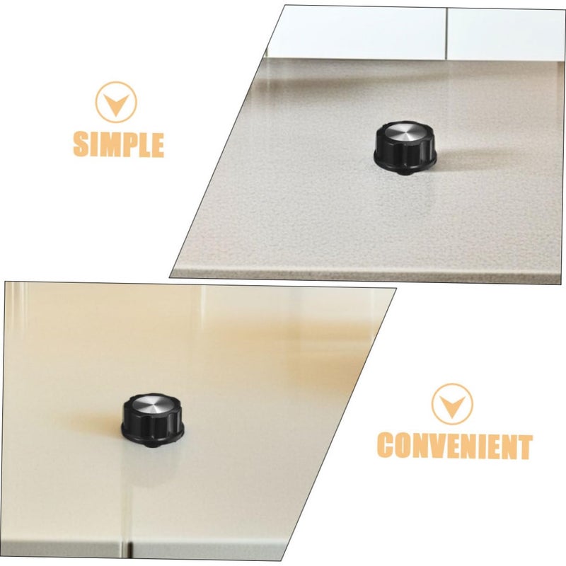 10Pcs Black Stove Knobs Precise Control for Air Fryers Ovens Pressure Cookers - Image 4