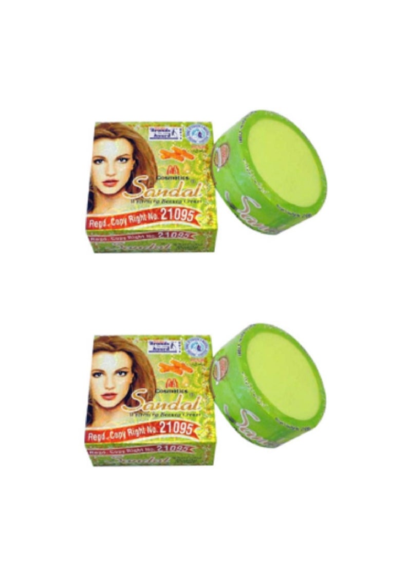 Sandal Beauty Cream For Winter And Summer Pack of 2 