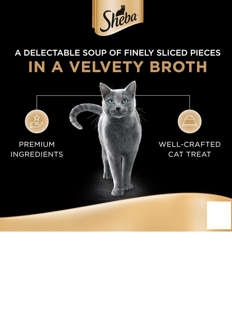 Sheba Tuna Soup Cat Food, 4 x 40g - Image 3