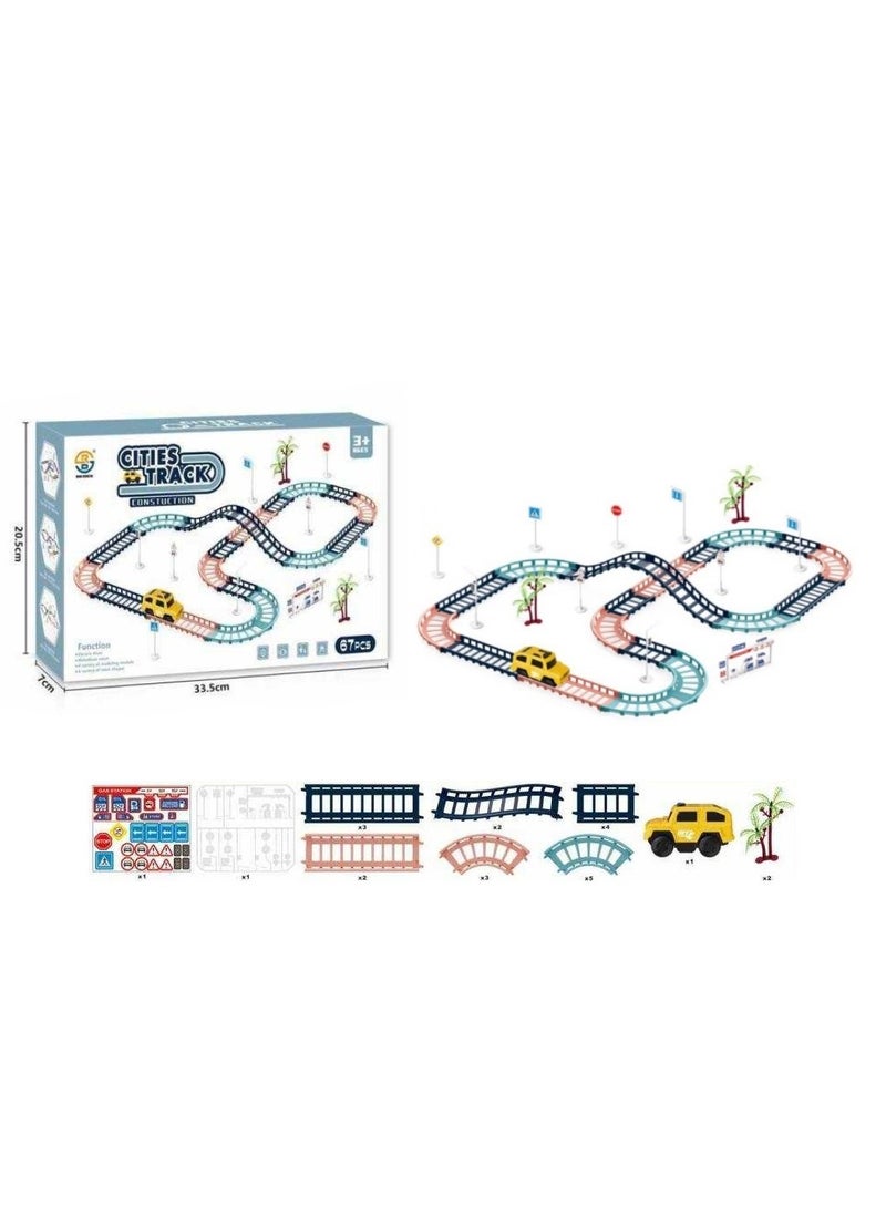 City Race Tracks Toy For Children