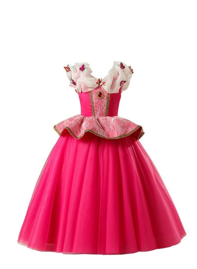 1-Piece Princess Aurora Party Costume 130cm - Image 1