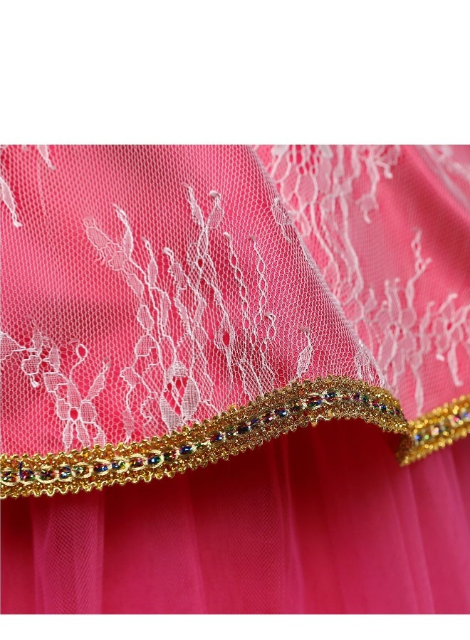 1-Piece Princess Aurora Party Costume 130cm - Image 3