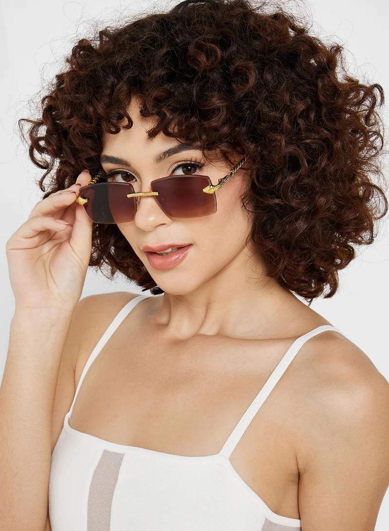 ELLA Python Arm Square Len Sunglasses