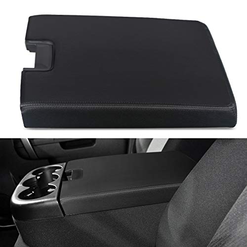 VANJING Compatible with Chevy GMC Silverado Suburban Tahoe Sierra 2007-2013 Center Console Lid Armrest Kit Cover with Latch Pickup Repair Replaces 20864154 - Image 1