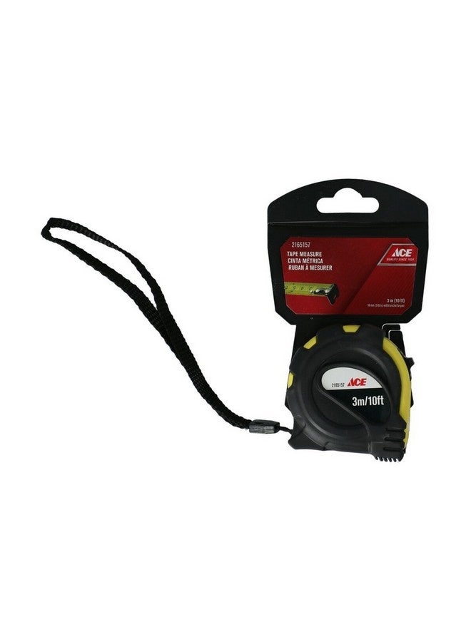 آيس شريط قياس مطلي بطلاء غير لامع متين أسود وأصفر 3 متر 50201