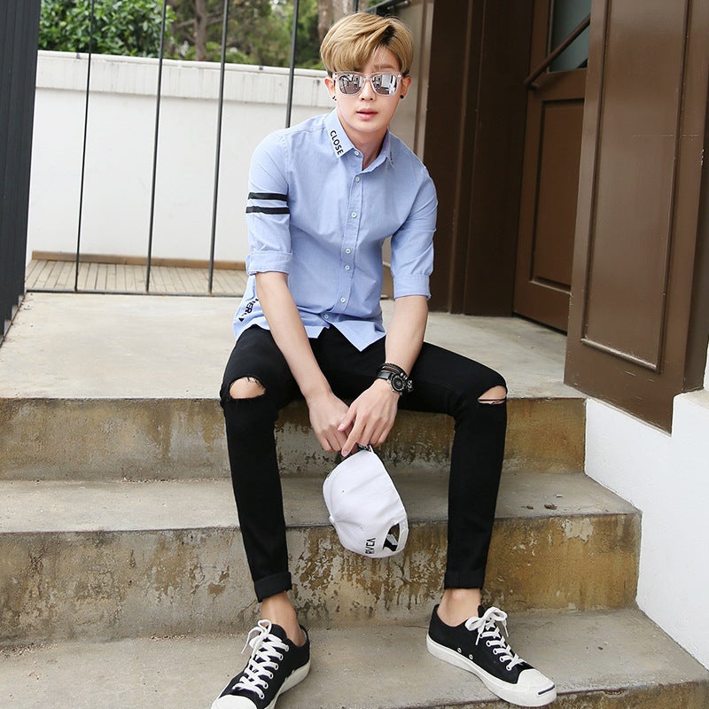 Unisex Classic Denim Jeans Loose Fit Daily Outdoor Wear - Image 5