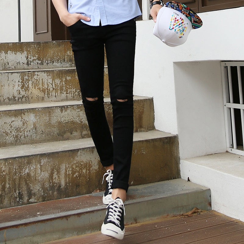 Unisex Classic Denim Jeans Loose Fit Daily Outdoor Wear - Image 3