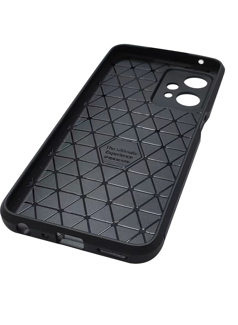 AUTO FOCUS Realme 9 Pro Carbon Fibre Cover Case Shock-Proof, Anti-fingerprints Accessories Full Body Protection Protective Cell Phone Camera Lens Protector Cover for Realme 9 Pro - Image 2