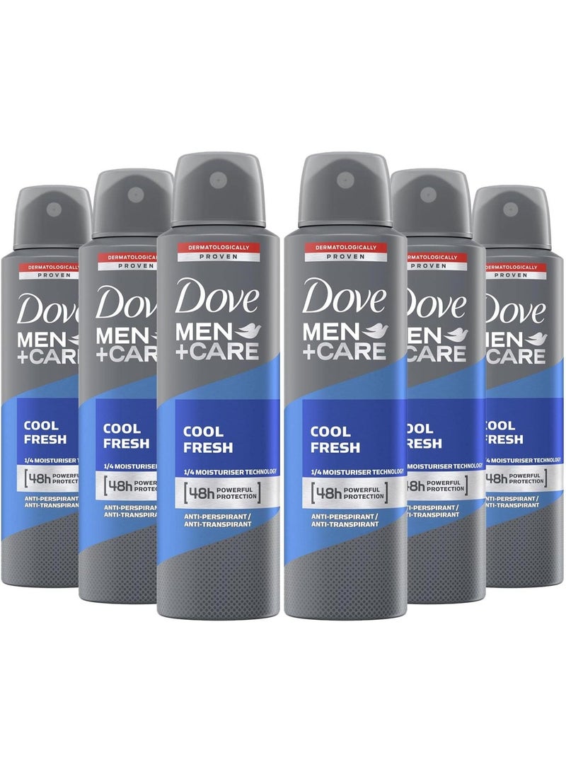 Dove Men + Care Cool Fresh Spray Deodorant & Anti-Perspirant 250ml