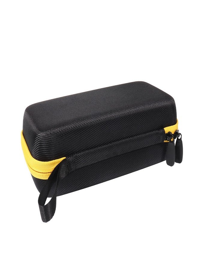 CaseSack Inhaler Holder case for inhaler spacer and Asthma Inhaler for Adults and Kids, with Rooms for Pills and Other Essentials (Black with yellow zip) - Image 4