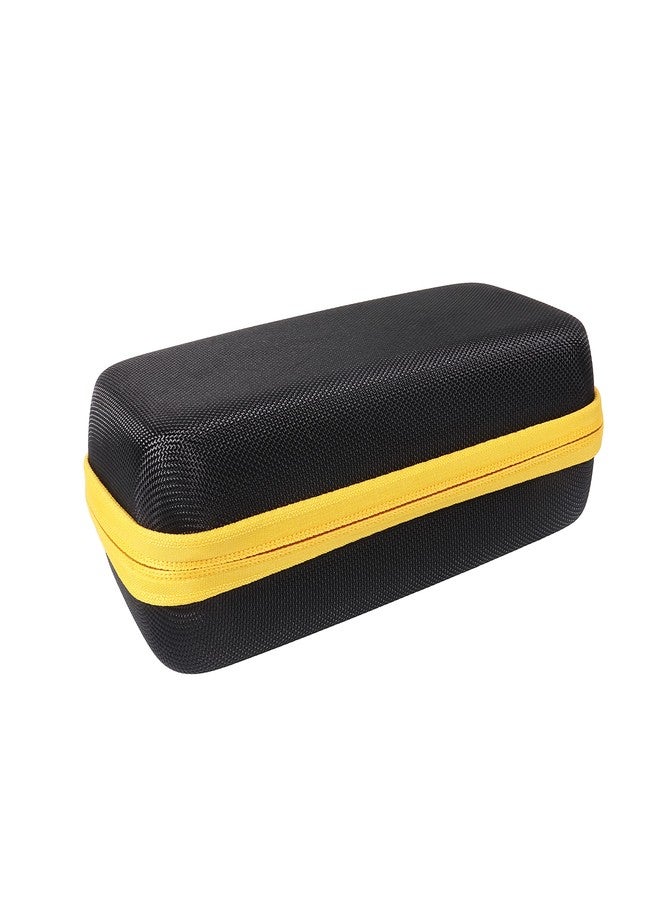 CaseSack Inhaler Holder case for inhaler spacer and Asthma Inhaler for Adults and Kids, with Rooms for Pills and Other Essentials (Black with yellow zip) - Image 2