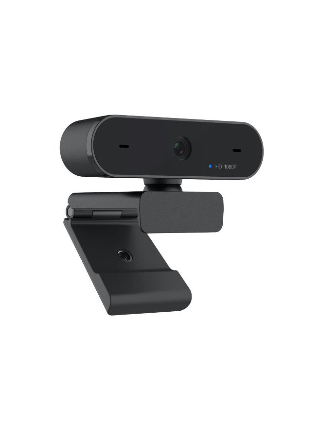 Philips Full HD Webcam with Dual Microphones, 1080P, 360° Rotation, Fixed Focus, and Plug-and-Play USB for Laptop & Desktop - black - Image 1