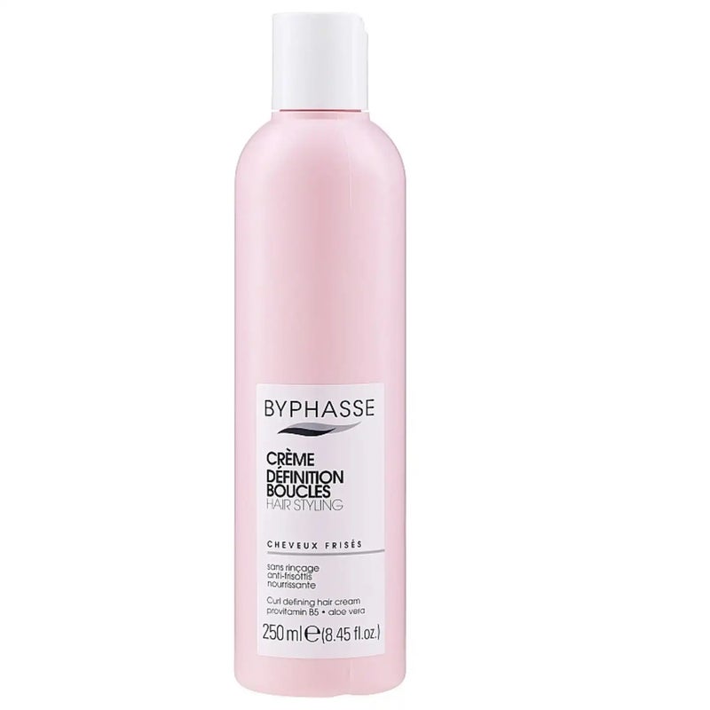 Byphasse Curl Defining Hair Cream with Provitamin and Aloe Vera- 250ml