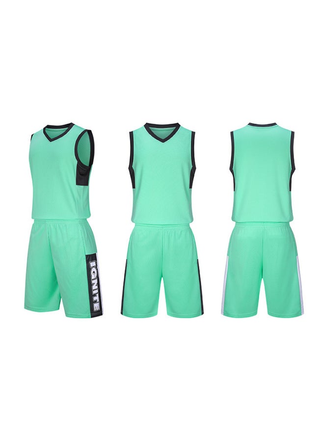 Basketball Uniform Suit Boys Jersey Printed Game Training Team Uniform Group Purchase Breathable Quick-drying Children's Vest Sportswear