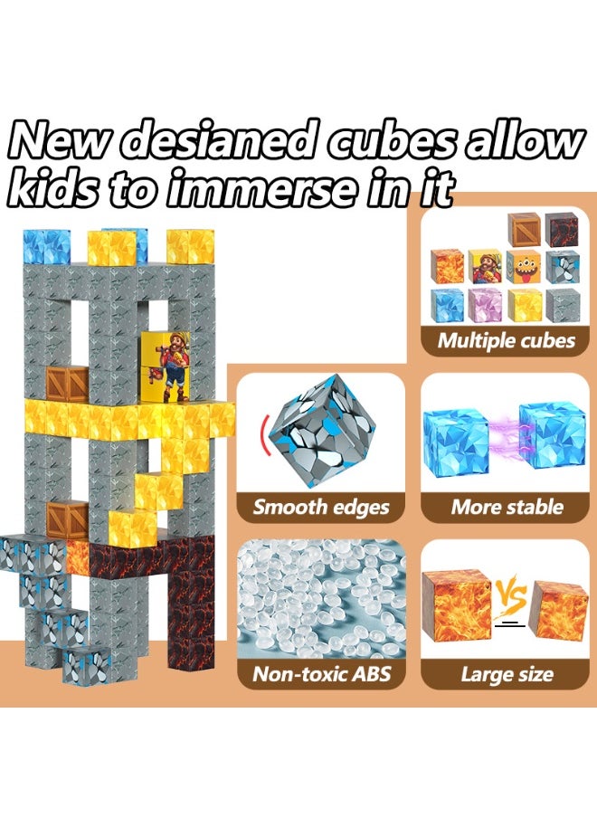 General Magnetic blocks, building blocks, model ornaments, children's educational toys, assembled game gifts for family and friends  - Image 2