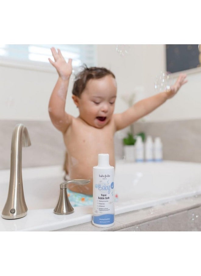 Baby Jolie Vapor Bubble Bath - Baby & Kids Bathing Aromatherapy For Stuffy Nose And Cough Relief, Made With Eucalyptus And Peppermint Extract, Natural Essential Oils, 7.5 Oz  - Image 3