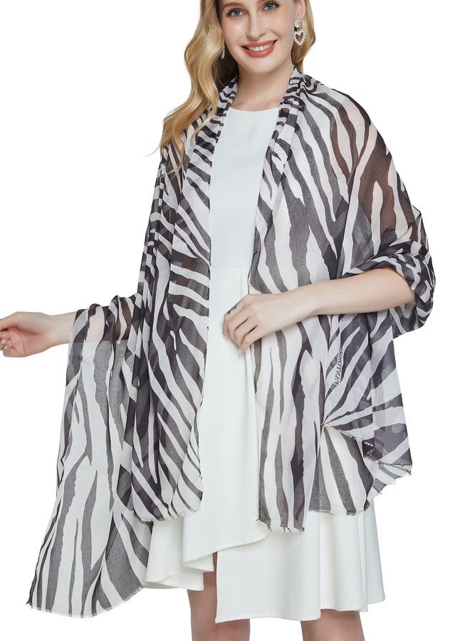 PANTONIGHT Scarf for Women Lightweight Print Fashion for Spring Fall Winter Scarves Shawl Wrap… - Image 3