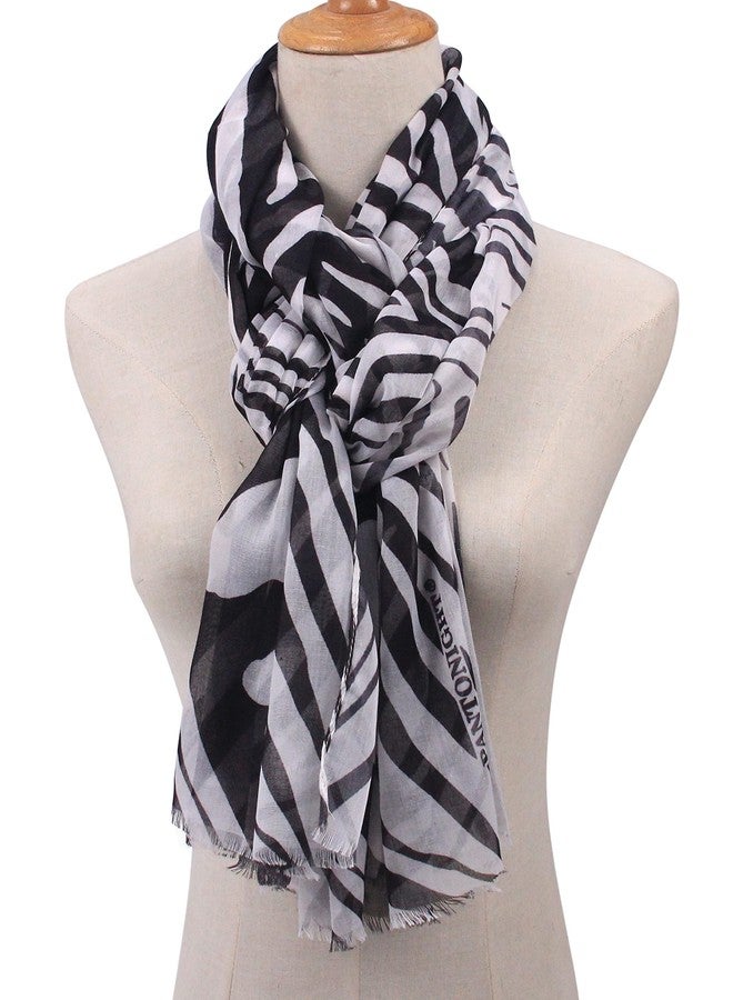 PANTONIGHT Scarf for Women Lightweight Print Fashion for Spring Fall Winter Scarves Shawl Wrap… - Image 5