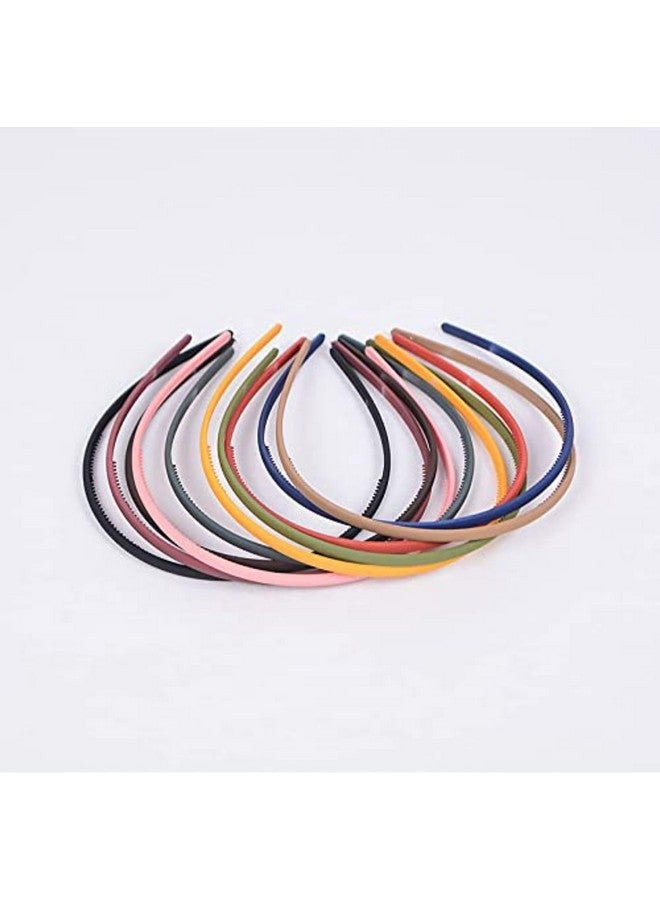 Blubby 6 Pcs Thin Plastic Headbands with Teet | Perfect Headpiece for Wedding, Parties, and Special Occasions