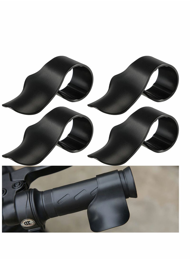 Excefore Black Motorcycle Throttle Mounted Motorcycle Throttle Holder Wrist Throttle Assist Rest Control Handlebar Grip Cruise Control Assist for Motorcycles, Scooters, Electric Bike Accessories, 4 Pieces  - Image 1