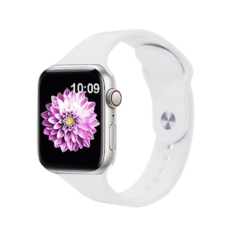 إيروريكس لساعة Apple Watch 46 مم / 49 مم / 45 مم / 44 مم سوار سيليكون مع مشبك عكسي (أبيض) - Image 1
