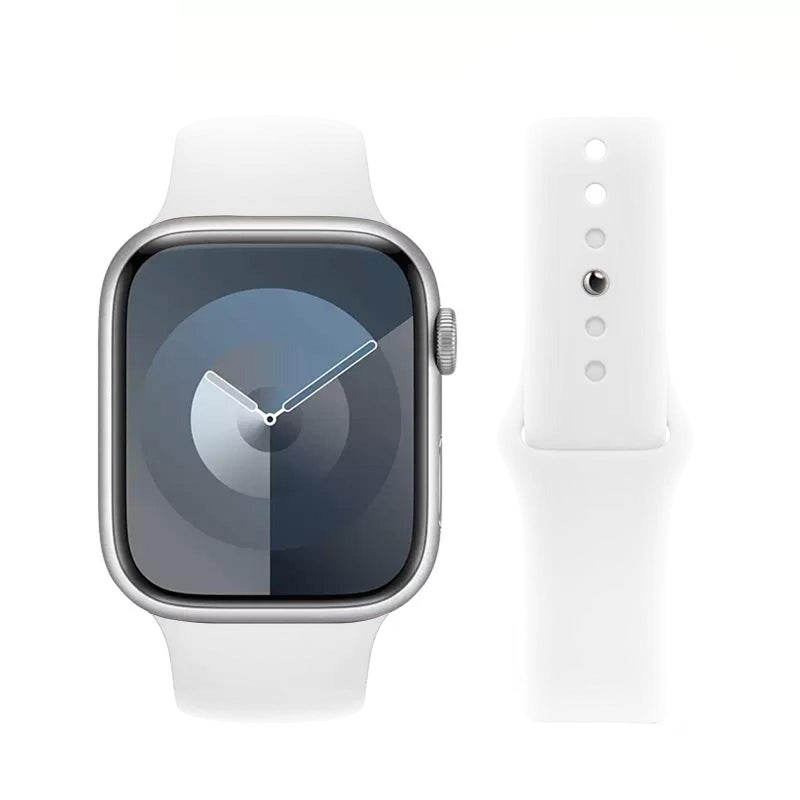 إيروريكس لساعة Apple Watch 46 مم / 49 مم / 45 مم / 44 مم سوار سيليكون مع مشبك عكسي (أبيض) - Image 2