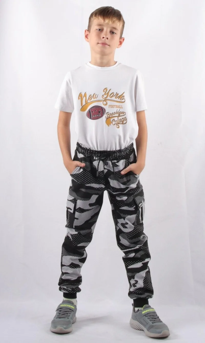 الكسندر جاردي Cargo Pocket Camouflage Jogger Pants (C21-72100)
