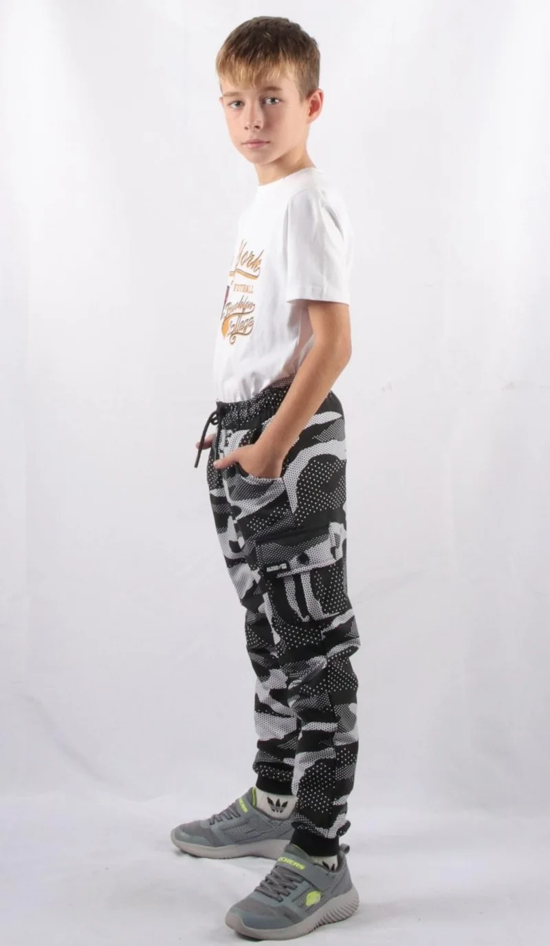الكسندر جاردي Cargo Pocket Camouflage Jogger Pants (C21-72100)