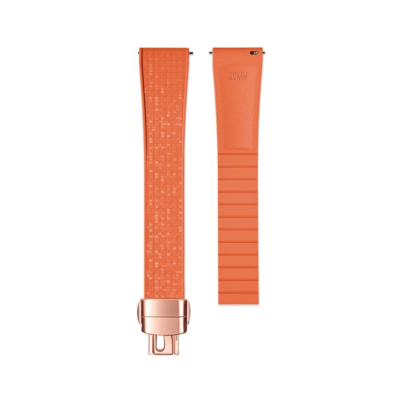 Bluejw CTSizable Mosaic Pattern Fluoroelastomer Watch Band – Replace the Watch Strap for 18mm 19mm 20mm 21mm 22mm Universal Luxury Watches - Image 1