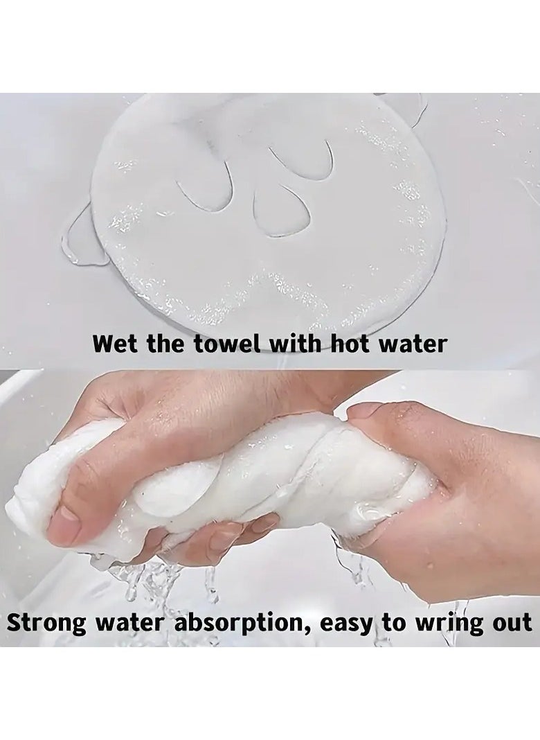 Goolsky Hot Compress Towel Face Mask Skin Management Face Mask Cover Beauty Hot And Cold Steam Home Face Wash Face Towel Back To School Season Dormitory Face Towel Home Bathroom  - Image 5
