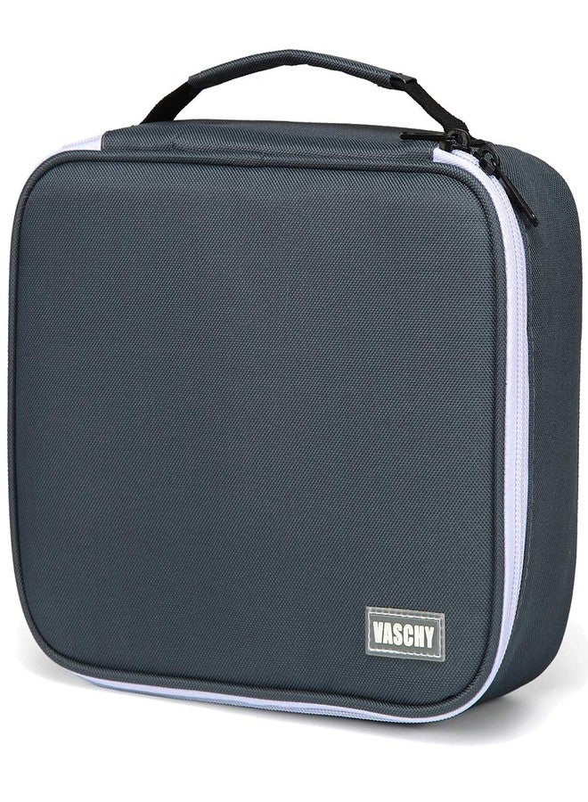 VASCHY Large Pencil Case, Art Color Pencils Pouch with Detachable Layers Multiple Zip Pockets for School Office Stationary Organization Dark Gray - Image 1