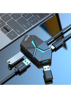 X-level USB 3.0 Hub,4-Port USB Hub,USB Splitter,USB Extender with USB C Power Port for Laptop,PC,Xbox,Gamepad,Flash Drive, HDD,Console,Printer,Camera,Keyborad, Mouse,USB Fan  - Image 2