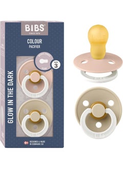 BIBS لون عبوة 2 حزمة مطاطية S3 توهج الخدود/توهج الفانيلا  - Image 3