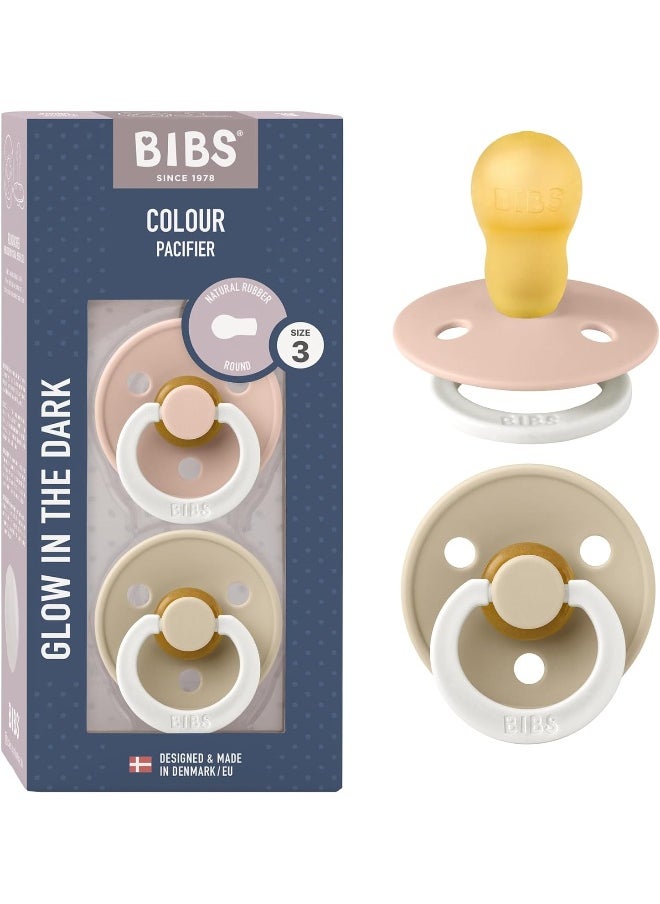 BIBS - لون عبوة 2 حزمة مطاطية S3 توهج الخدود/توهج الفانيلا - Image 1