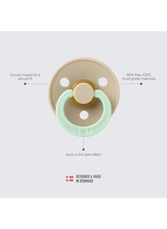 BIBS لون عبوة 2 حزمة مطاطية S3 توهج الخدود/توهج الفانيلا  - Image 5