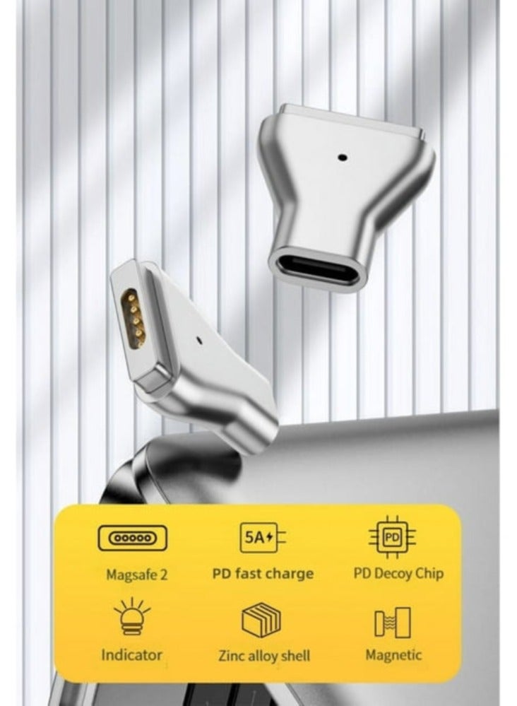 AROAQ Usb C To Magnetic for Magsafe 2 Charging Adapter PD Quick Charging Converter for Macbook Pro - Image 4