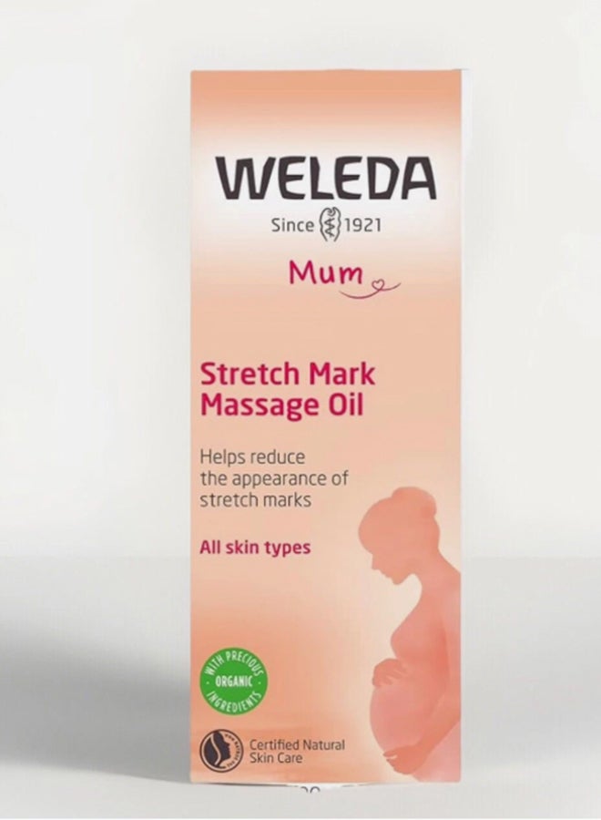 Weleda Pregnancy Stretch Mark Body Oil (100 ml) – Nourishing Body Oil for Stretch Mark Prevention & Skin Elasticity, with Sweet Almond Oil & Arnica - Image 3