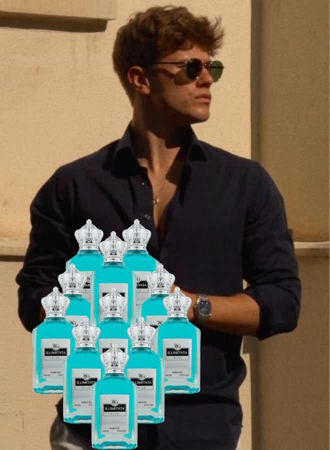 BL 11 Pieces illimitata Blue Perfume 100ML - Image 1