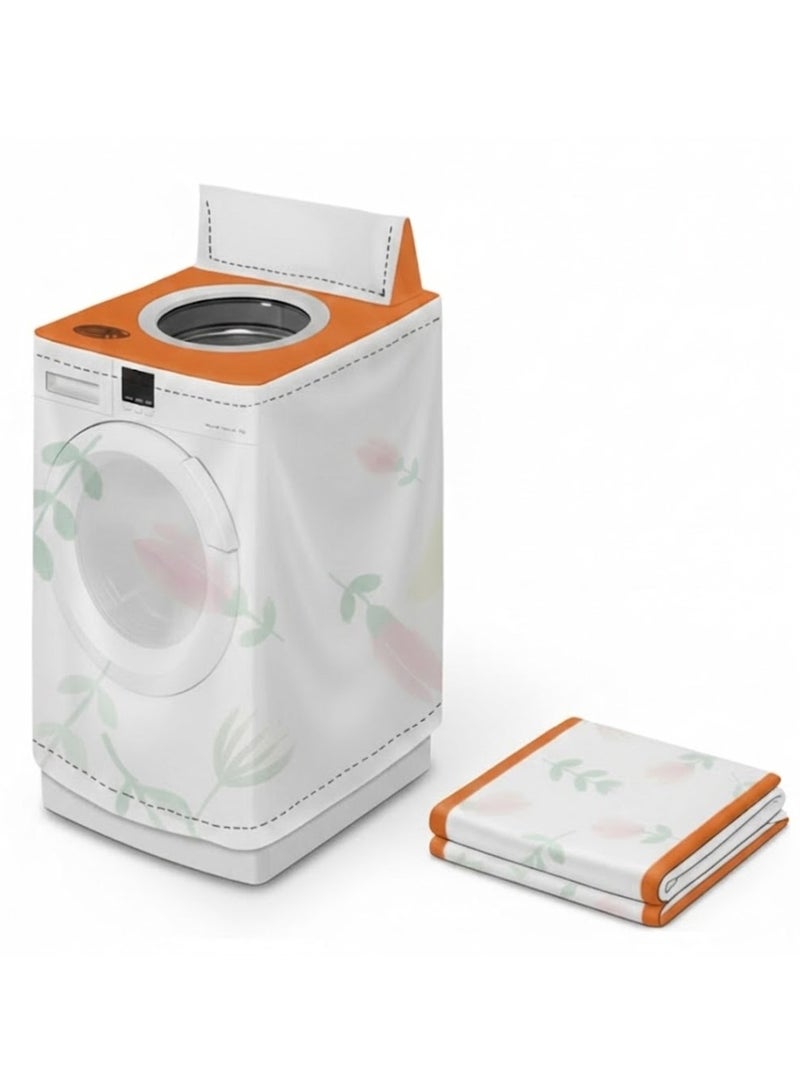 Lukadah Waterproof Washing Machine Cover for Top Load Machines – Dustproof Sunproof Heavy-Duty Laundry Protector for Pulsator, Washable Anti-Splash Easy-Clean Laundry Cover for Indoor & Outdoor - Image 1