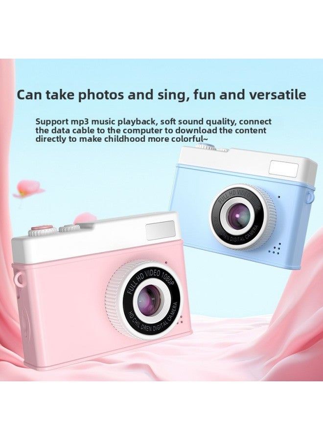 Children's Digital Camera Campus Student Self-timer Camera Y3 Retro CCD Ultra HD Camera-Color:Purple (without Memory Card And Card Reader) - Image 5