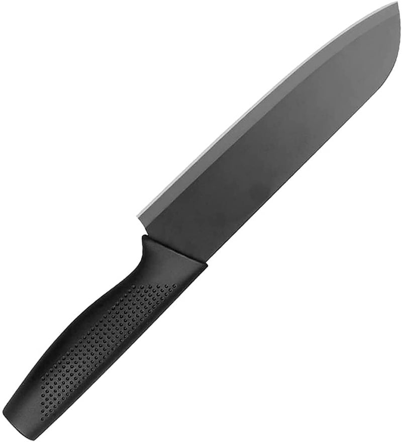 Capmora Premium Stainless Steel Kitchen Knife Set Chefs Knife Butcher Knife Sharp NonStick Soft Handles Cutting Meat Heavy Duty Blade Butcher Meat Knife Black BladeAB - Image 4