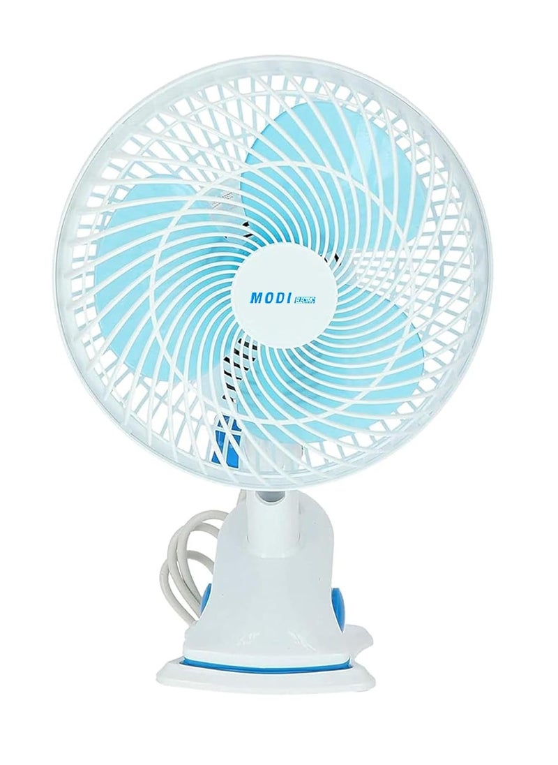 MODI 180° Mini Clip Fan MODI - 6 Inch Portable Desktop Electric Fan with Sturdy Clip and Quiet Operation  - Image 1