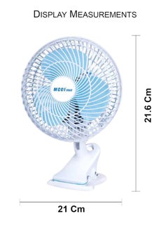 MODI 180° Mini Clip Fan MODI - 6 Inch Portable Desktop Electric Fan with Sturdy Clip and Quiet Operation  - Image 3