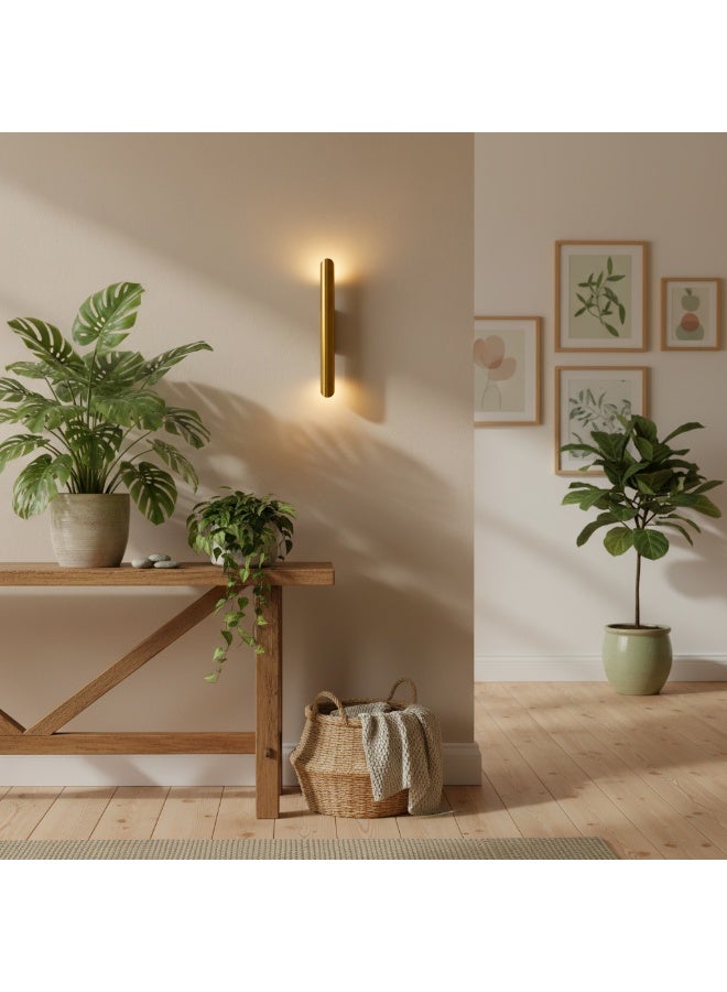 نجفة شوب ابليك حائط مودرن لون ذهبي بإضاءة دافئة ، تصميم أنيق للديكور العصري لمبه G9 - Image 2