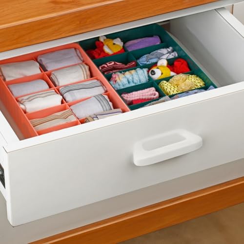 TASMAX Multipurpose socks storage organizer trays for storage organizer socks organiser for wardrobe cosmetic organizer tray Drawer Organizer Underwear Innerwear Socks Undergarments Storage pack2 - Image 4