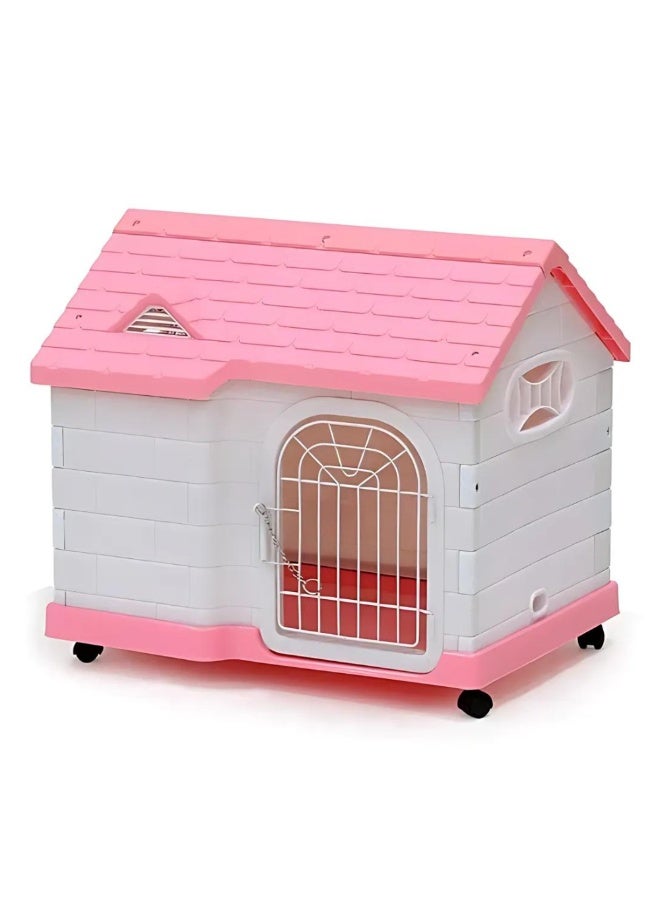 Dayang Dog House (085) - 63.5 x 46 x 58.5cm-Pink