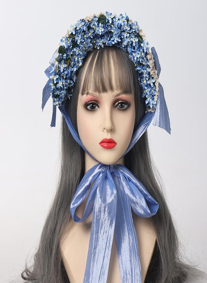 COSDREAMER Victorian Hat Girls Women Tea Party Sun Hat Straw Hats Small Hat, U, S - Image 5
