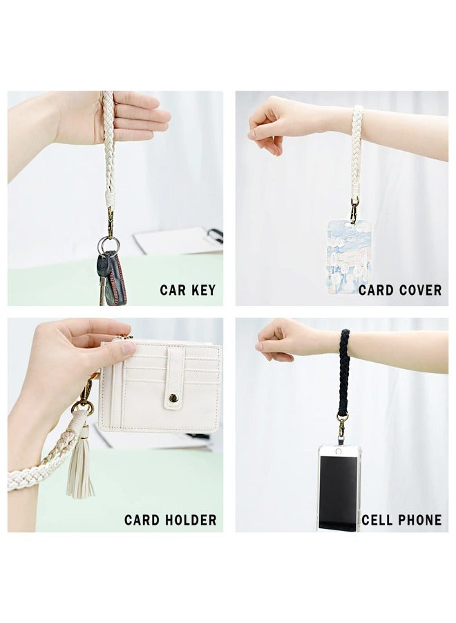Phone Lanyard, Universal Cell Phone Wrist Strap with Phone Tether Tabs, Black & White - Image 5